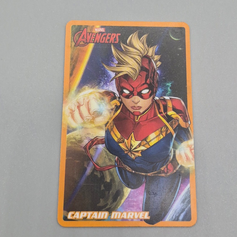 Marvel Avengers Captain Marvel Carol Danvers Arcade Trading Card Andamiro 006